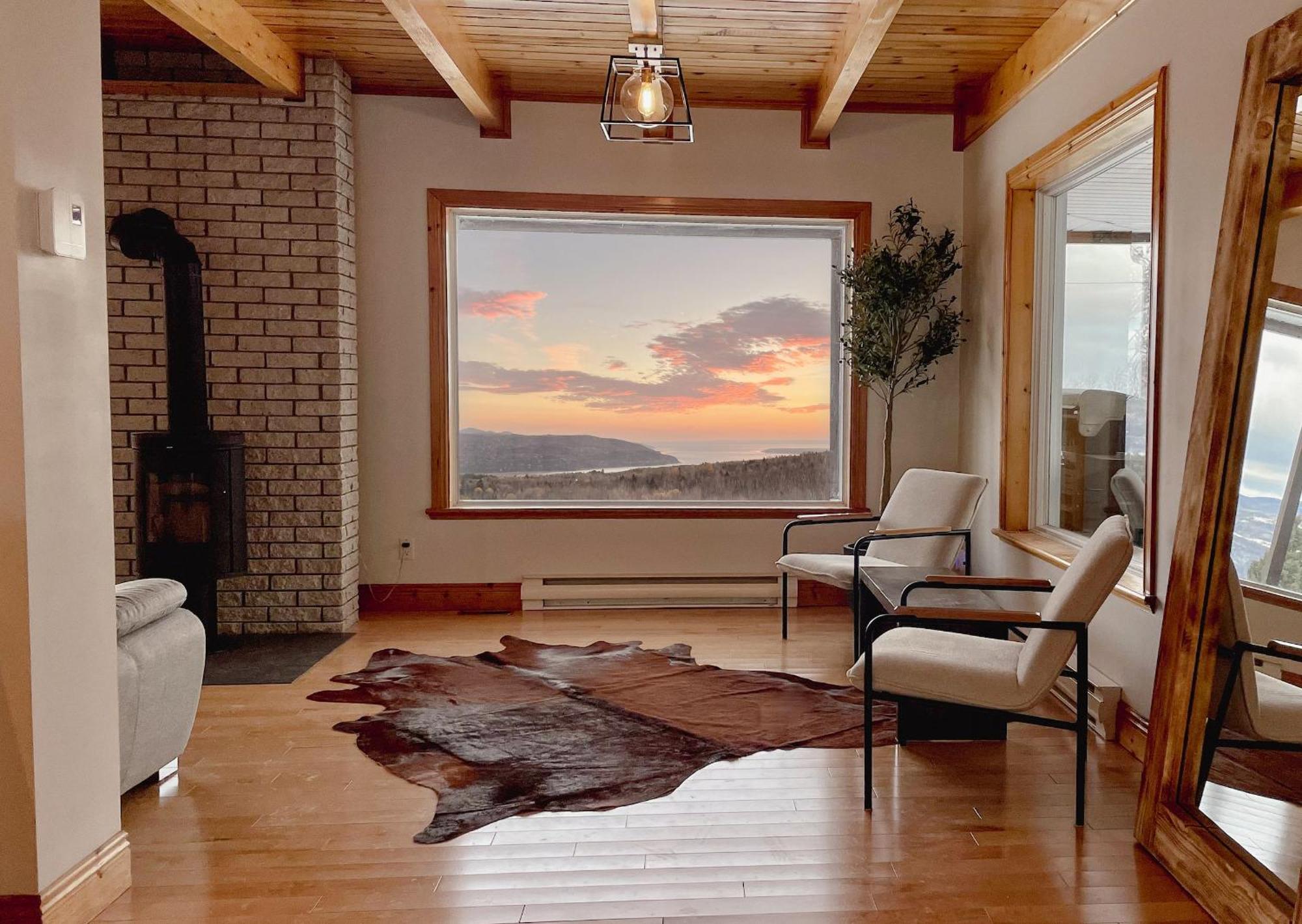 Gorgeous View 10 Min To Massif Hot Tub And Garage Villa Baie-Saint-Paul Esterno foto